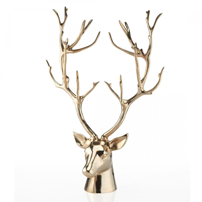 stag-bust-gold