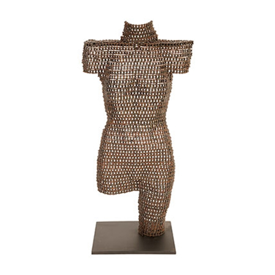 chain-bust-table-top-sculpture-front1