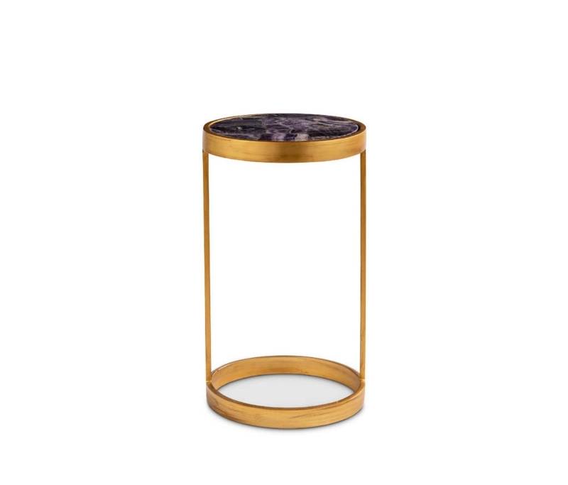 Troy-Sidetable-Gold/Amethyst-Front1