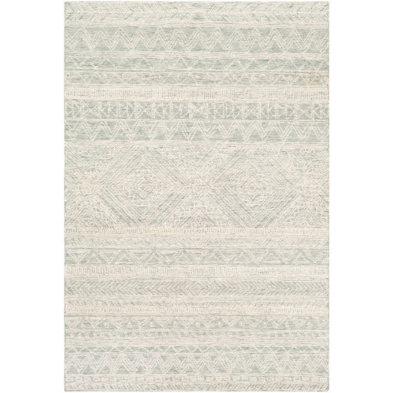 Newcastle-Rug-Green/Cream-Front1