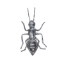 Ant Décor-Antiqued-Silver-Top1