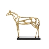 Arabian-Horse-Statue-Gold-Leaf-Front1