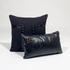 Elda-Leather-Square-Pillow-Black-Front2