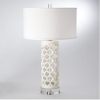 Round-Arabesque-Marble-Lamp-White-Front2