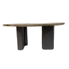 Maya-Unique-Oval-Dining-Table-Burnt-Side1