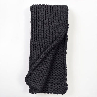 Gage-Cable-Knit-Throw-Asphalt-Front1