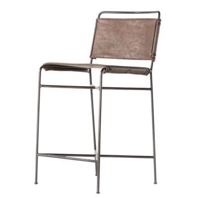 Wharton Counter Stool - Dark Brown-34