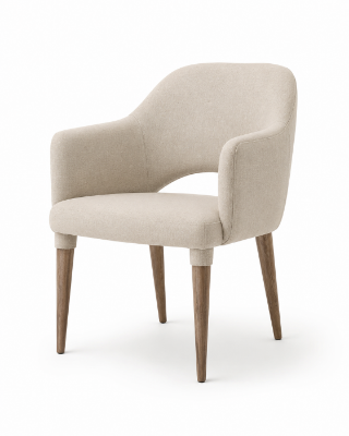 Bravo Dining Arm Chair - Beige