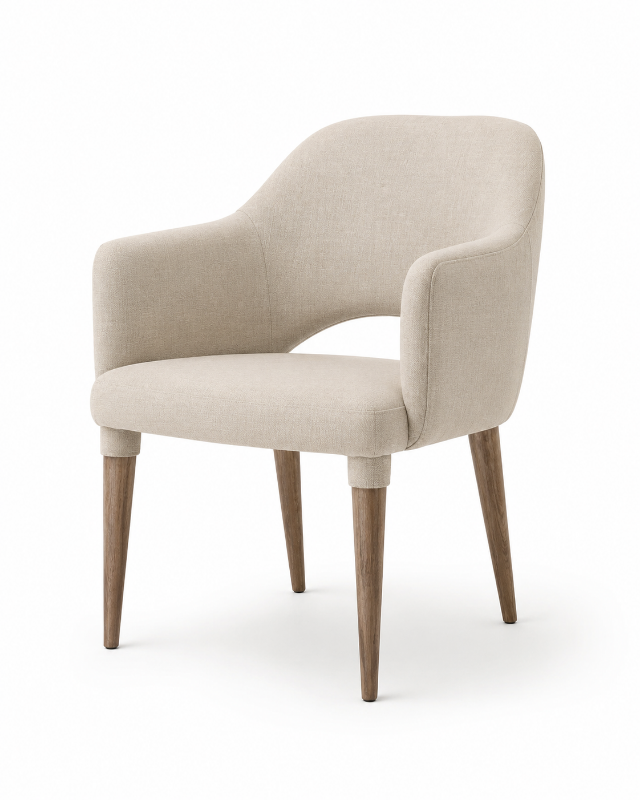 Bravo Dining Arm Chair - Beige